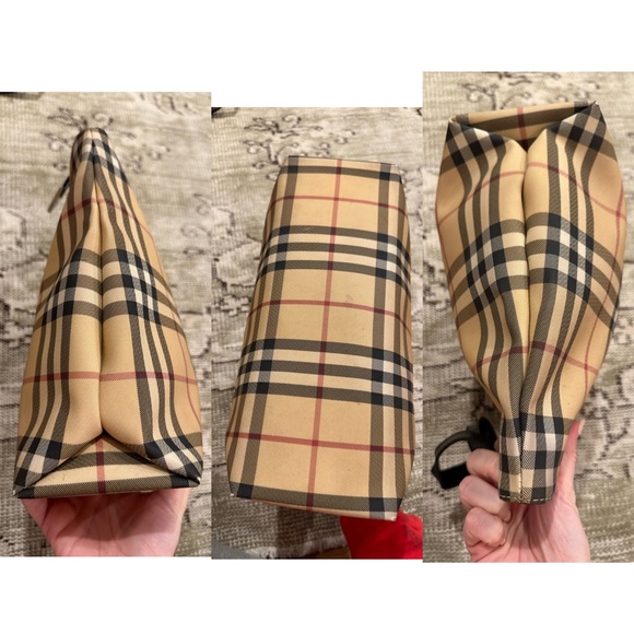 Burberry Nova Check Tote Bag in Coated Canvas - Picture 9 of 12